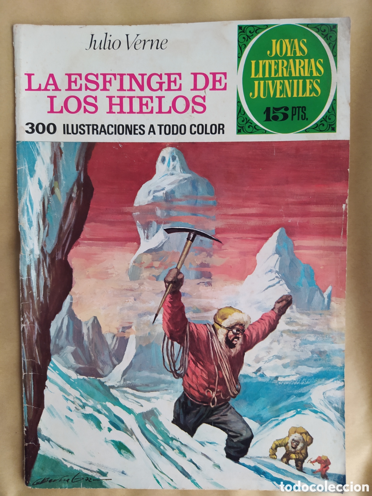BDs: BRUGUERA JLJ N&ordm;65-&rdquo;LA ESFINGE DE LOS HIELOS&rdquo;-ESTADO NORMAL-BOLSA