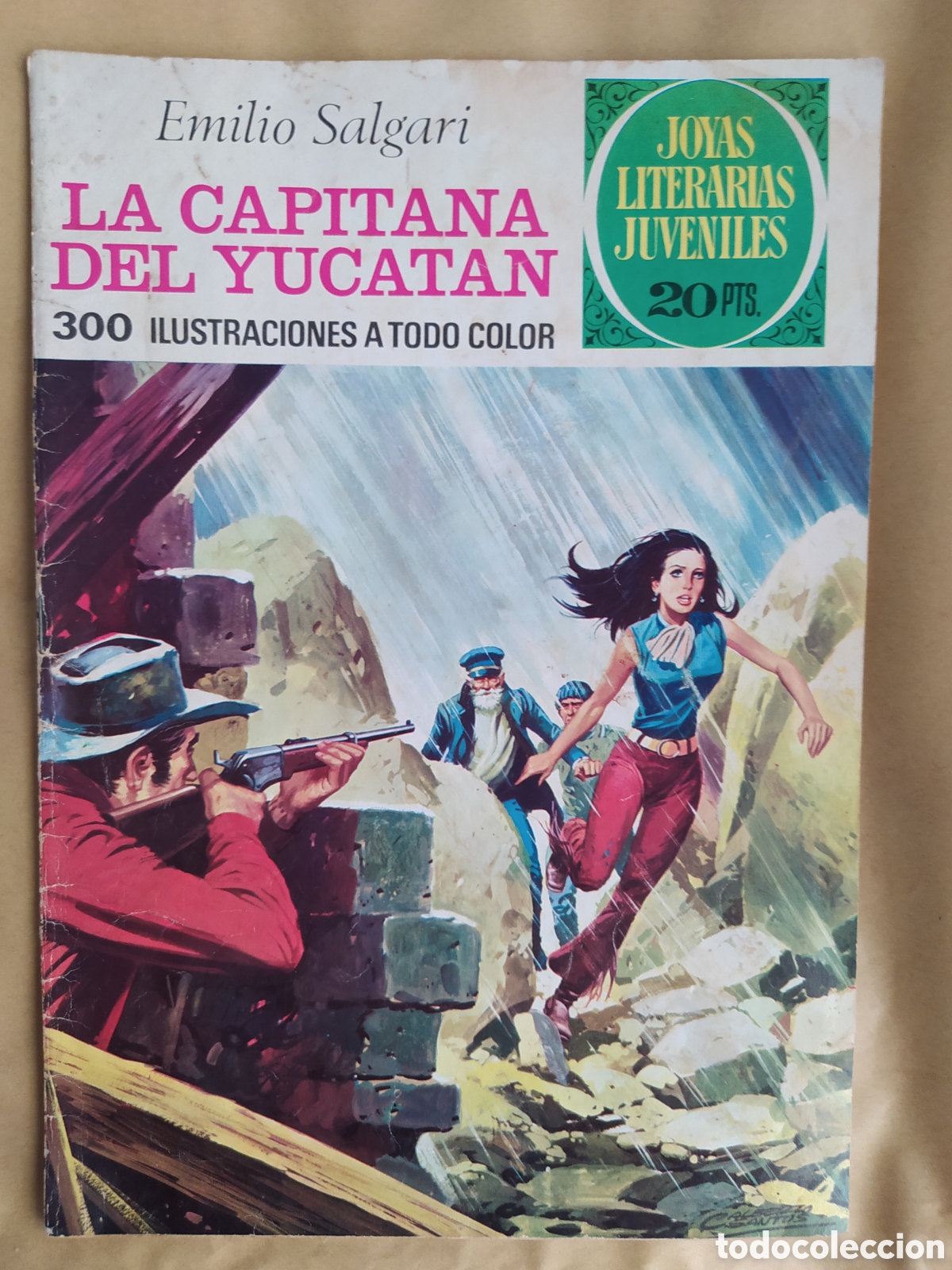 Livros de Banda Desenhada: BRUGUERA JLJ N&ordm;124-&rdquo;LA CAPITANA DEL YUCAT&Aacute;N&rdquo;-ESTADO NORMAL-BOLSA