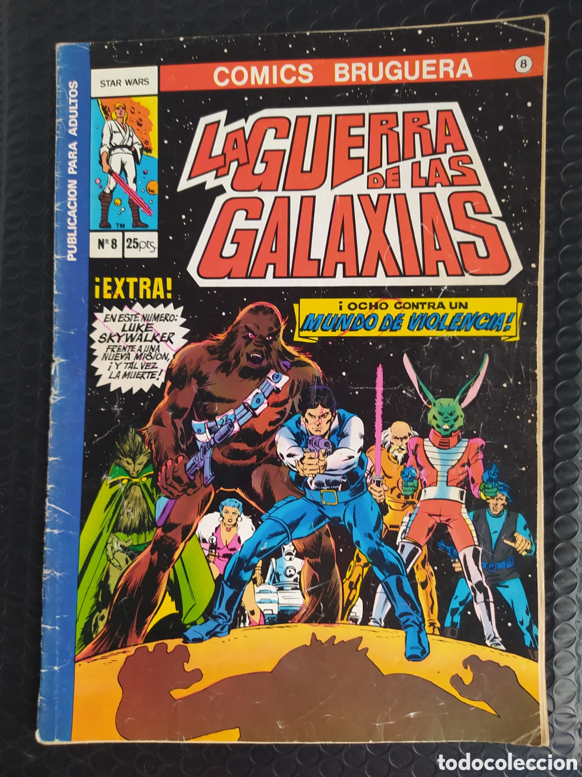 Tebeos: BRUGUERA-STAR WARS SPANISH COMIC-GUERRA GALAXIAS 8-NORMAL ESTADO-BOLSA