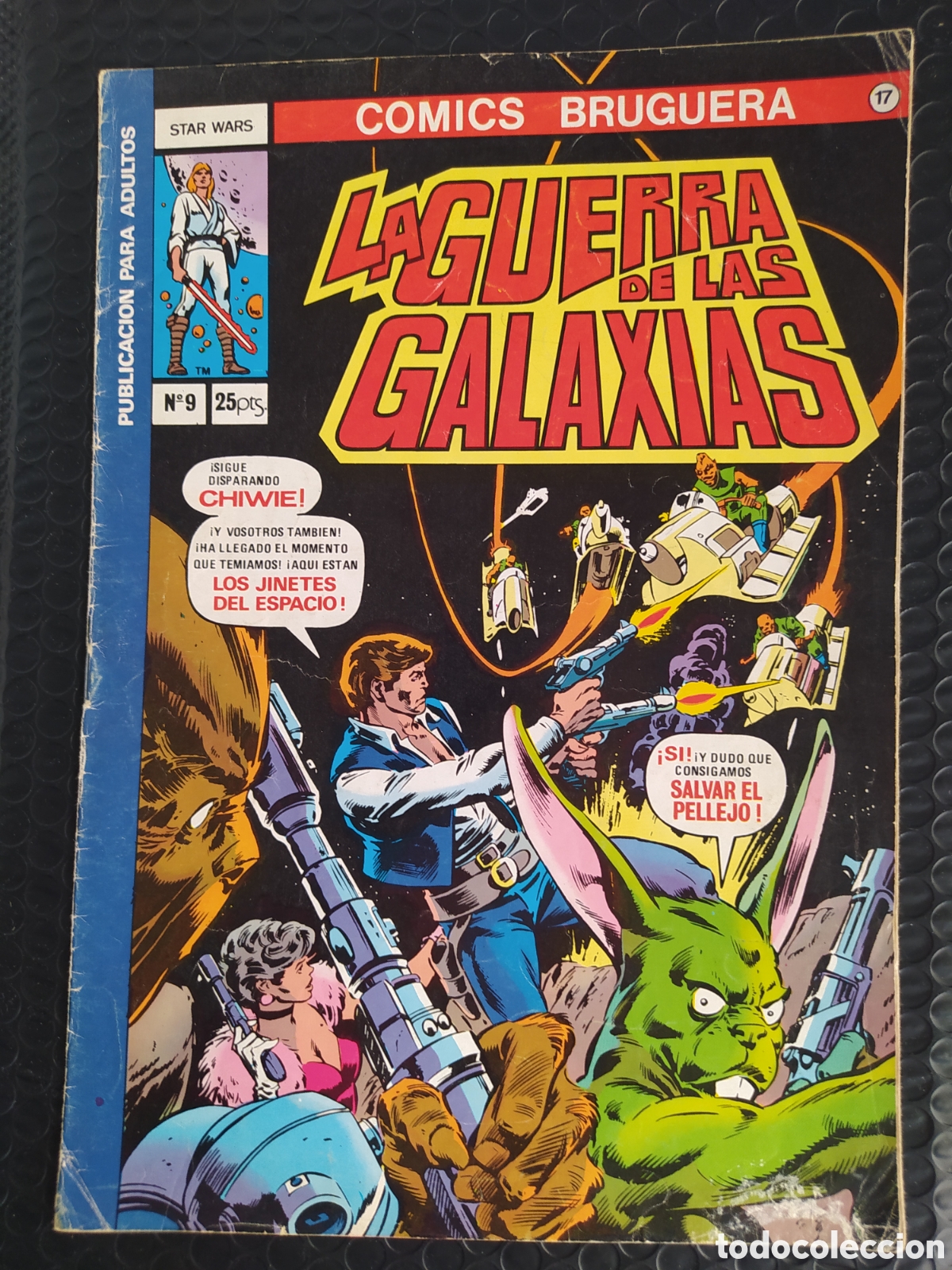 BDs: BRUGUERA-STAR WARS SPANISH COMIC-GUERRA GALAXIAS 9-NORMAL ESTADO-BOLSA