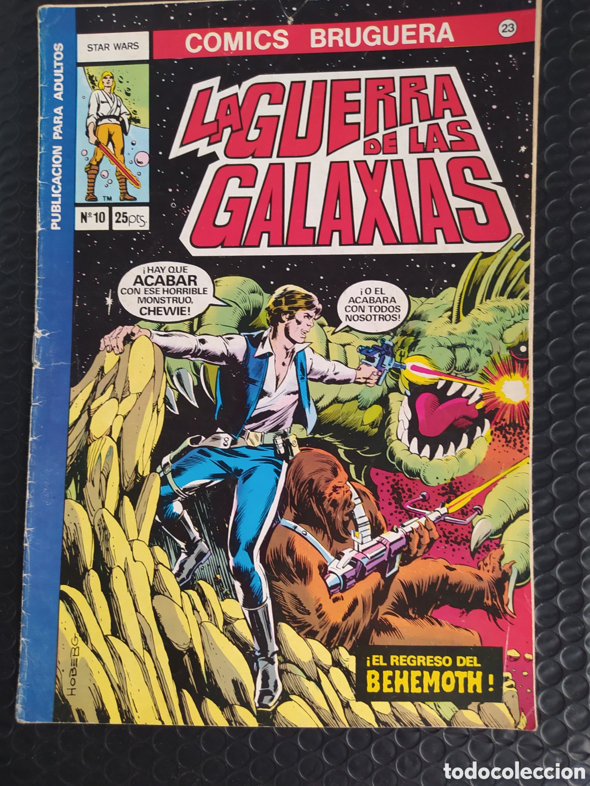 BDs: BRUGUERA-STAR WARS SPANISH COMIC-GUERRA GALAXIAS 10-NORMAL ESTADO-BOLSA