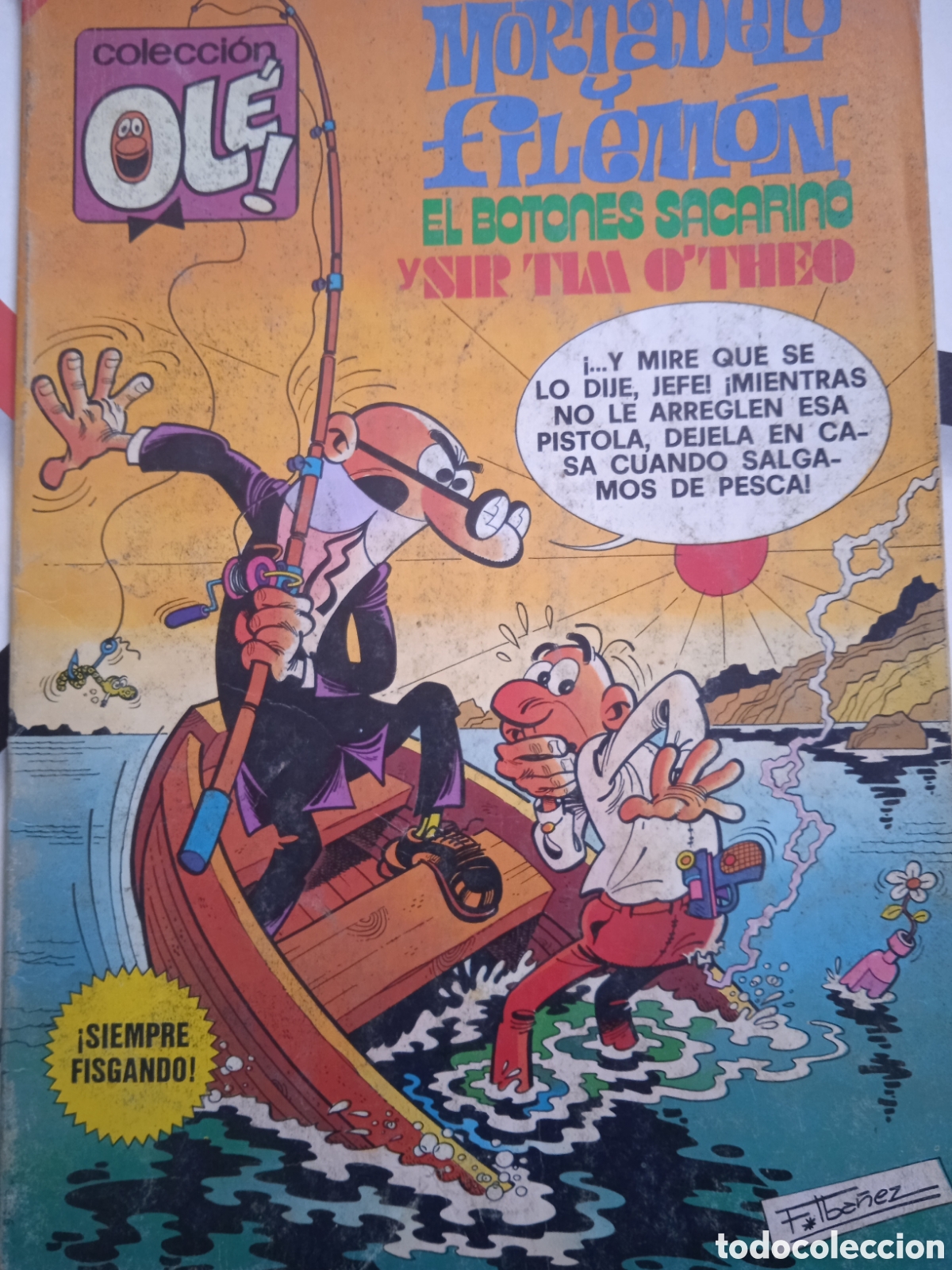 Tebeos: Mortadelo y Filemon + Botones sacarino - Foto 1