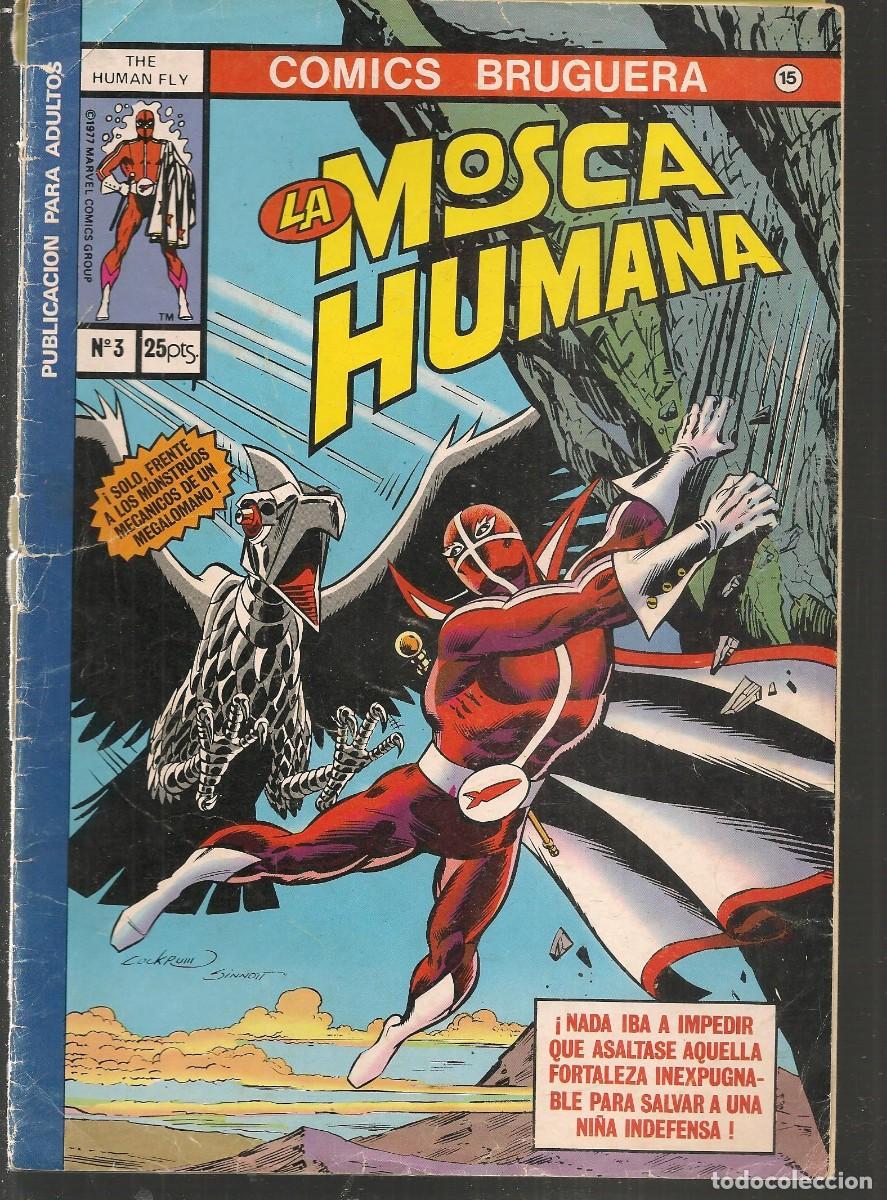 Tebeos: COMICS BRUGUERA. N&ordm; 15. LA MOSCA HUMANA. N&ordm; 3. (MG/C12)