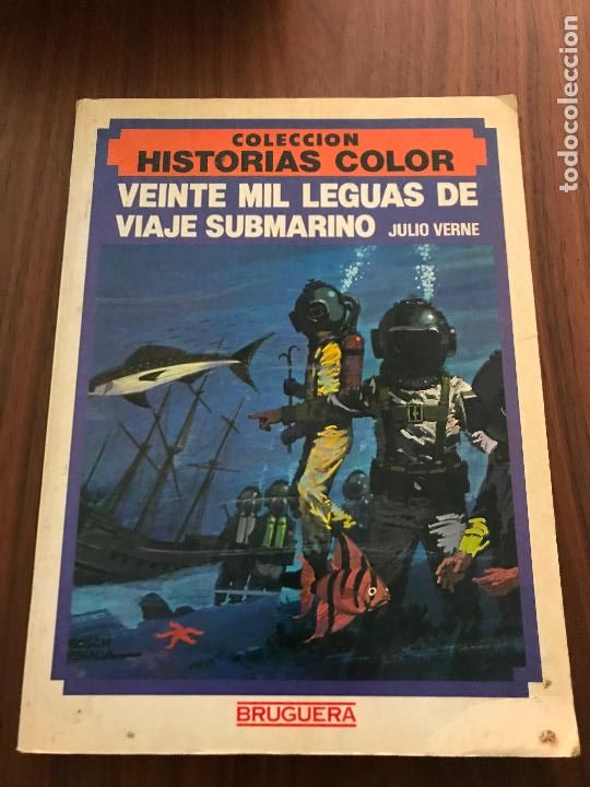Tebeos: COLECCI&Oacute;N HISTORIA COLOR N&ordm; 4, VEINTE MIL LEGUAS DE VIAJE SUBMARINO, EDITORIAL BRUGUERA