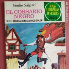Tebeos: JOYAS LITERARIAS JUVENILES Nº 95 EMILIO SALGARI - EL CORSARIO NEGRO. Lote 401658744