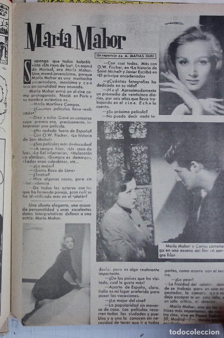 Tebeos: recorte maria mahor - Foto 1