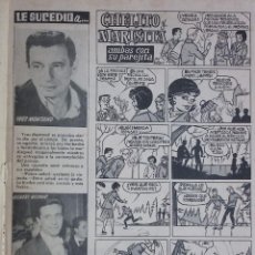 Tebeos: YVES MONTAND GILBERT BECAUD. Lote 401870064