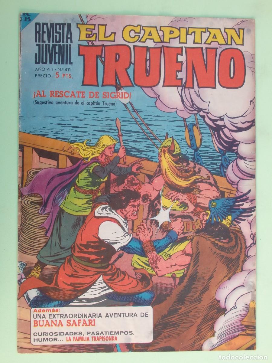 Tebeos: El Capit&aacute;n Trueno n&ordm; 411 Original. - Foto 1