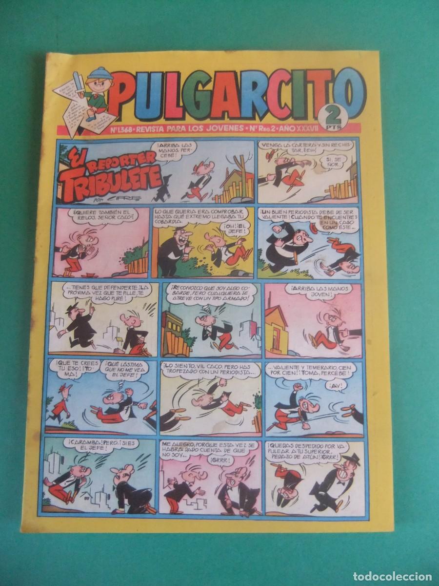 Tebeos: PULGARCITO N&ordm; 1368 CON EL INSPECTOR DAN - Foto 1