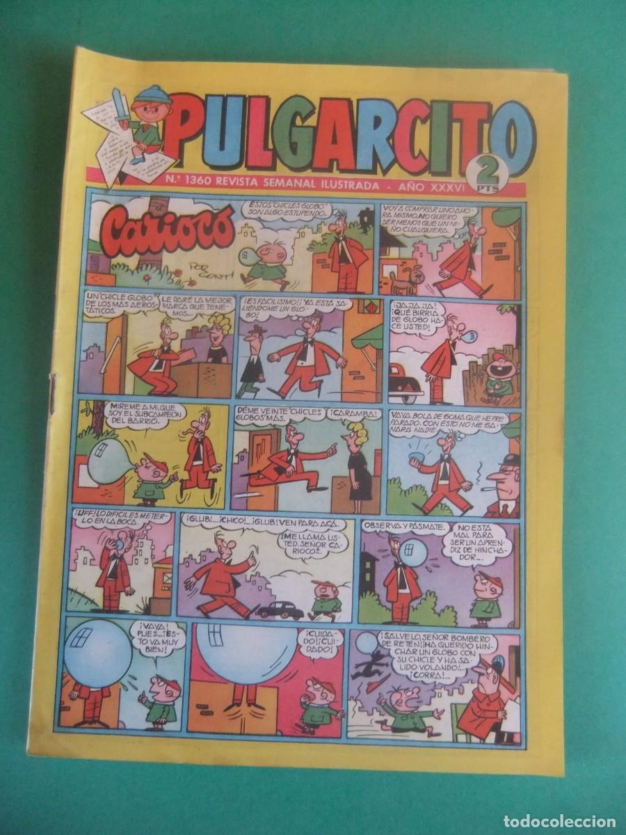 Tebeos: PULGARCITO N&ordm; 1360 CON EL INSPECTOR DAN - Foto 1