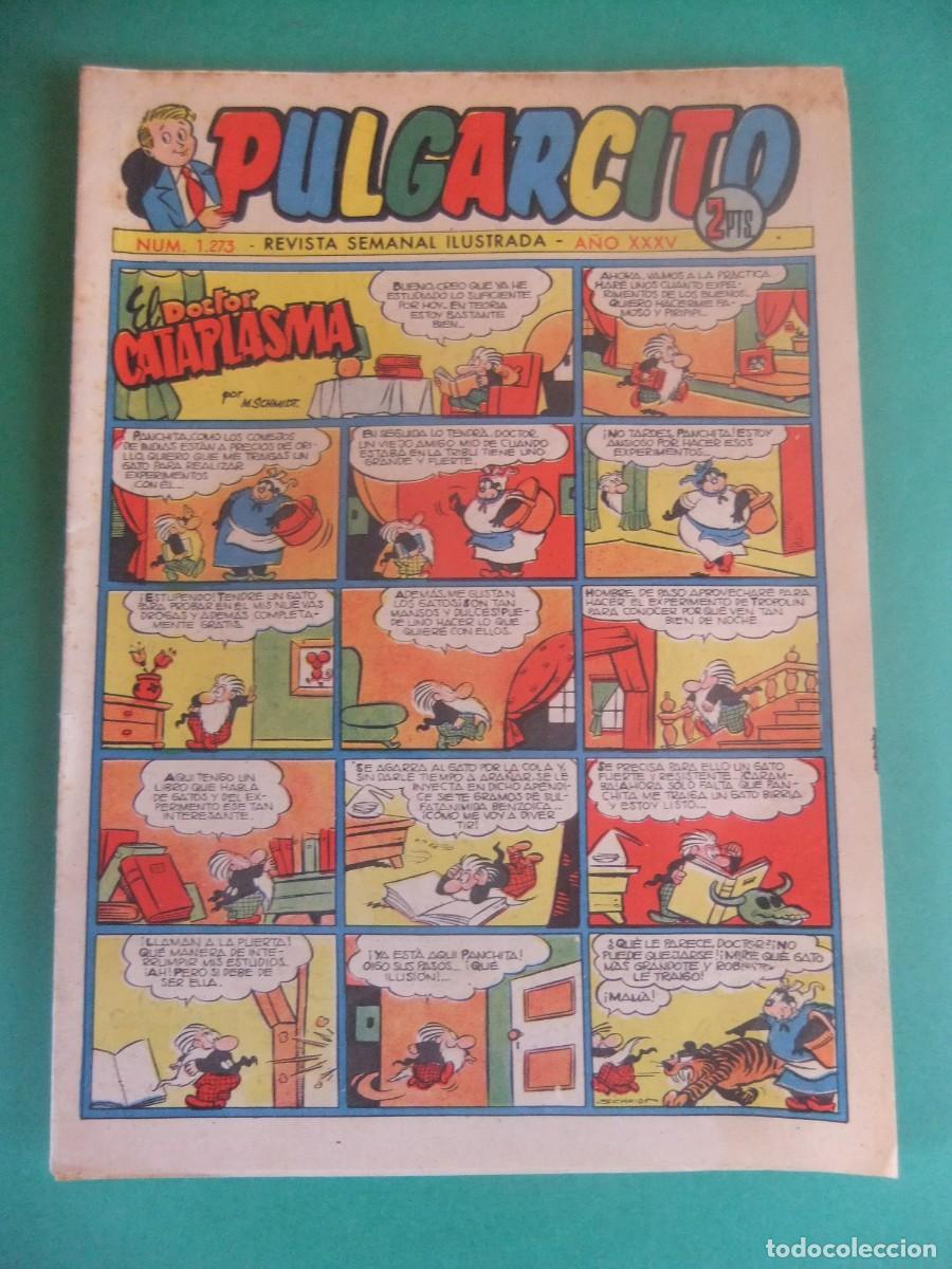 Tebeos: PULGARCITO N&ordm; 1273 CON EL INSPECTOR DAN - Foto 1