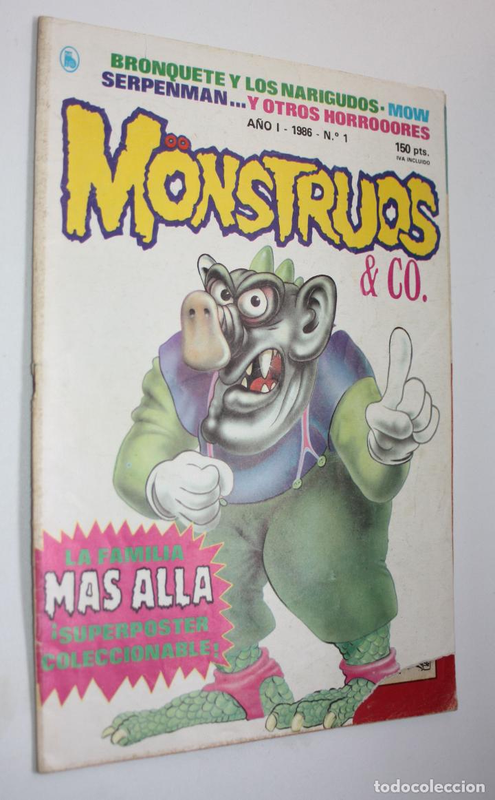 Tebeos: Monstruos & CO. , A&Ntilde;O I, n&ordm; 01 -rareza- (Bruguera - 1986 )