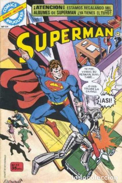 BDs: SUPERMAN-C&Oacute;MICS BRUGUERA- N&ordm; 32 -EL PODER Y LA ELECCI&Oacute;N-1980-DICK GIORDANO-BUENO-DIF&Iacute;CIL-LEA-8626
