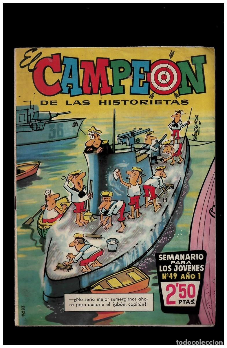Tebeos: El campe&oacute;n de las historietas 49, Bruguera en muy buen estado