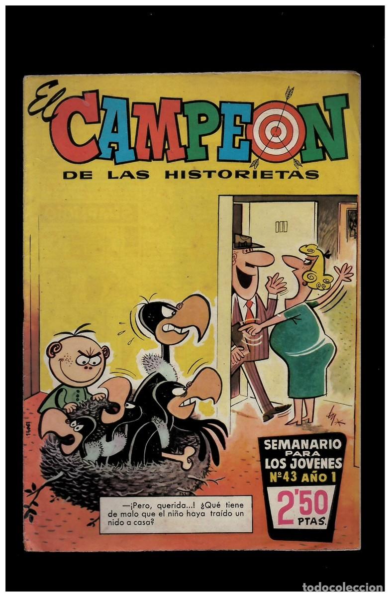 Tebeos: El campe&oacute;n de las historietas 43, Bruguera en muy buen estado