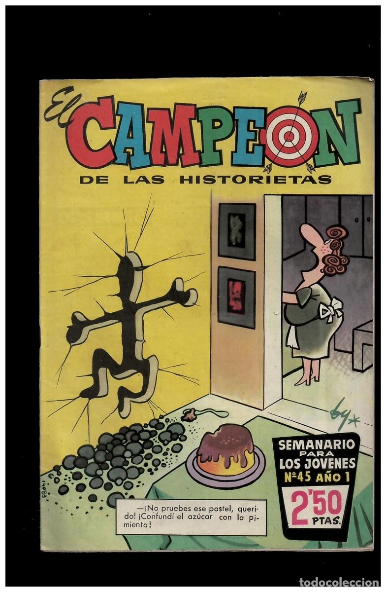 Tebeos: El campe&oacute;n de las historietas 45, Bruguera en muy buen estado