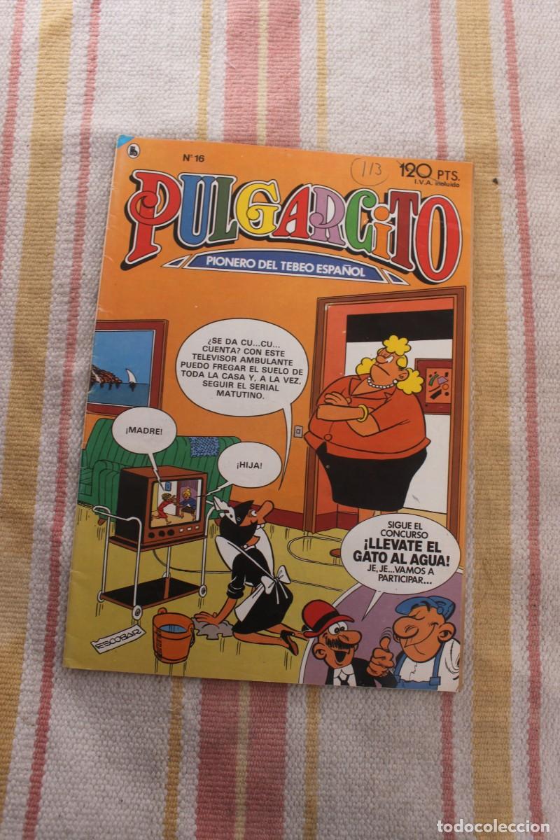 Tebeos: PULGARCITO N&ordm; 16 - 120 PTAS - Foto 1