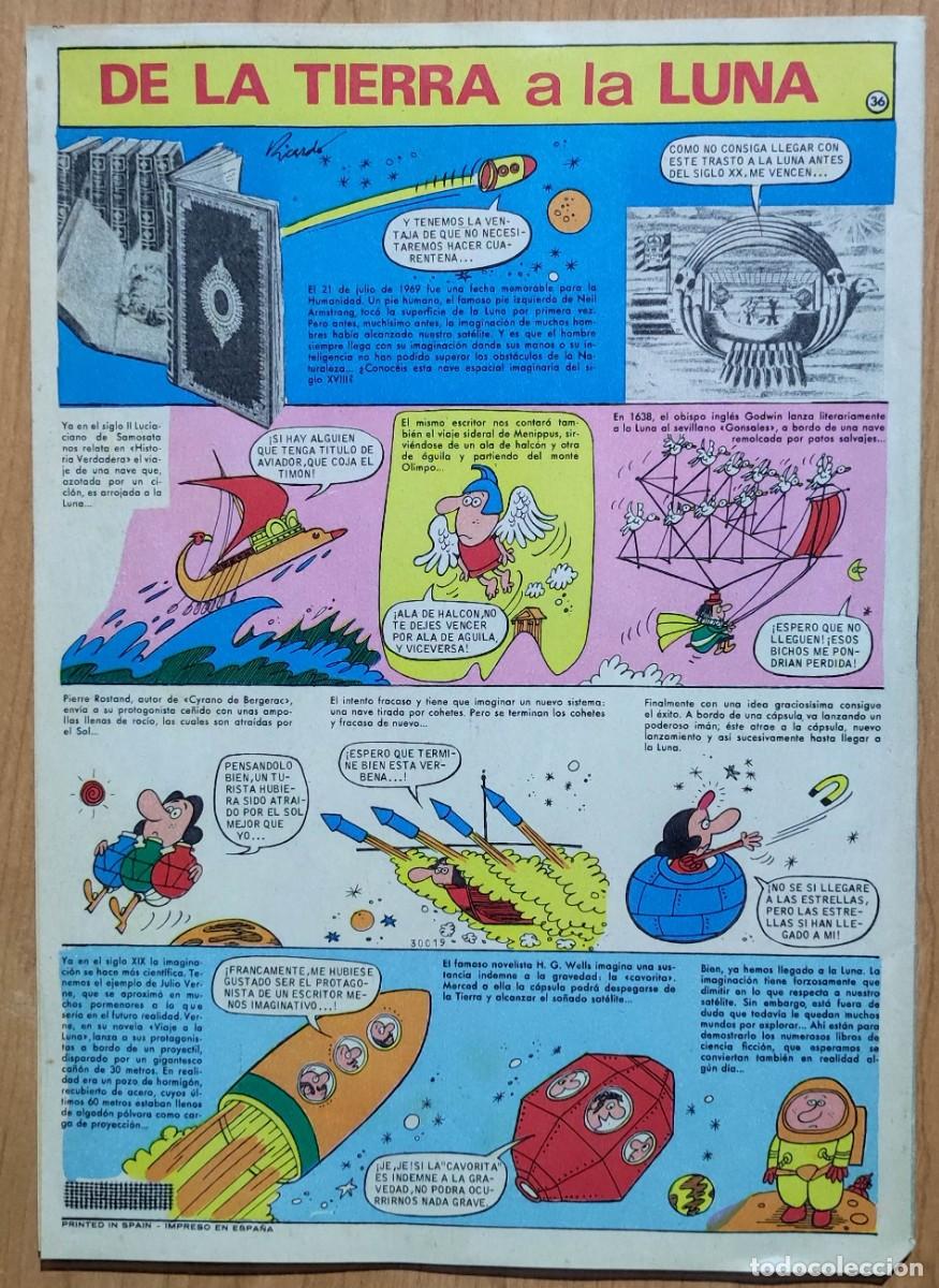 Tebeos: GRAN PULGARCITO N&ordm; 36 - 1969 EDITORIAL BRUGUERA. - Foto 2