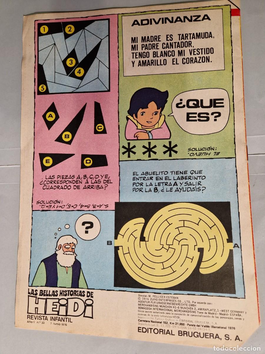 Tebeos: HEIDI CUENTO DE BRUGUERA - Foto 3