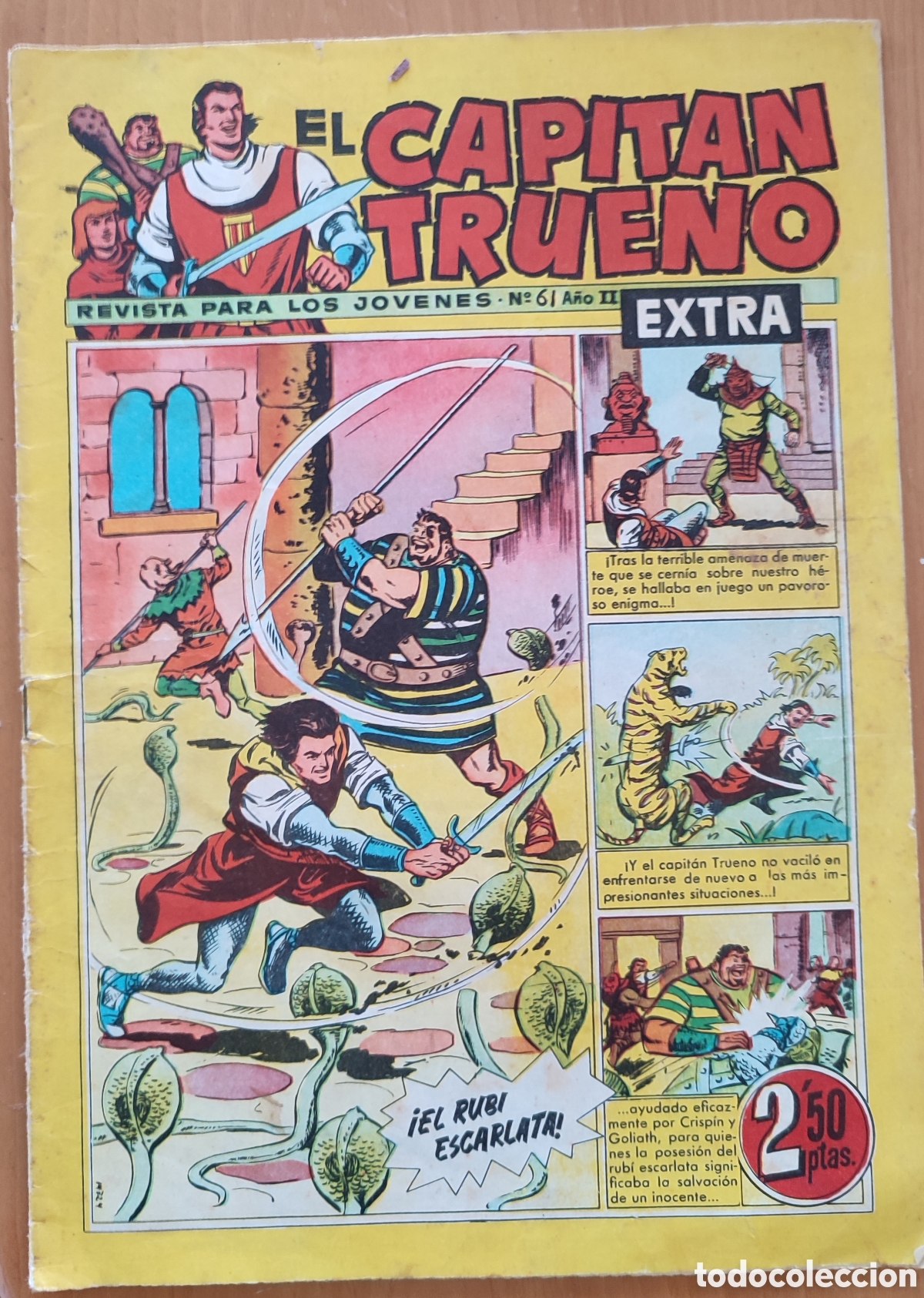 Tebeos: Lote de 8 Capit&aacute;n Trueno Extra.1960 - Foto 10