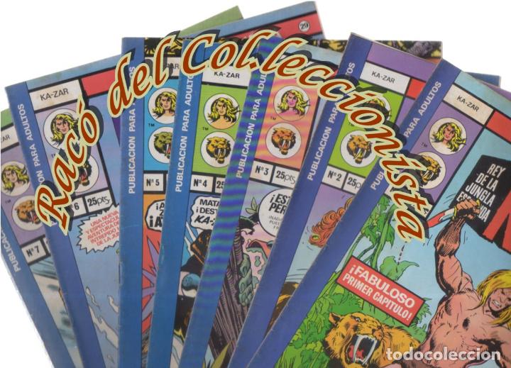 Tebeos: KA ZAR , COMICS BRUGUERA COMPLETA ( DEL 1 AL 7 ), 1978 - Foto 2