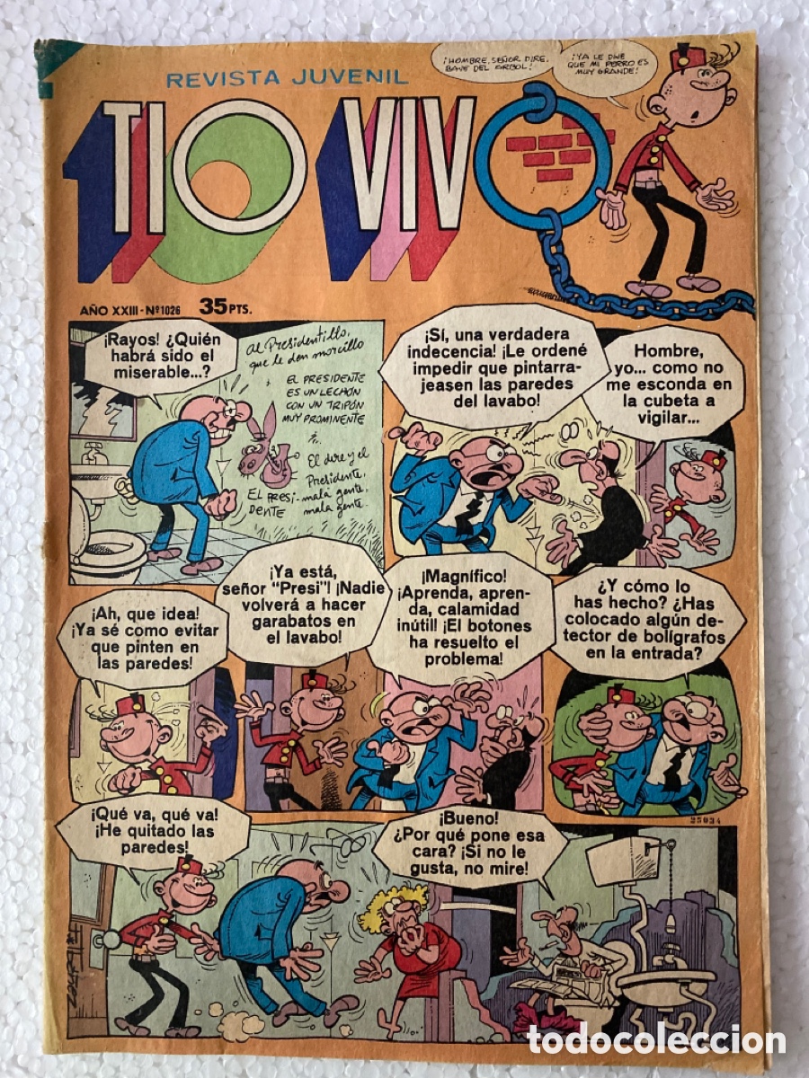 BDs: T&Iacute;O VIVO #1026 BRUGUERA