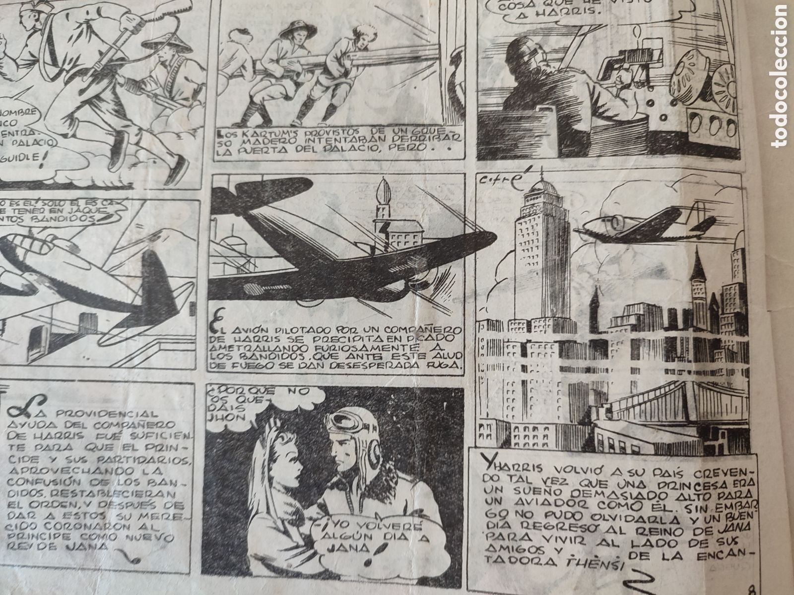 Tebeos: El avi&oacute;n perdido.Original .1944 - Foto 5