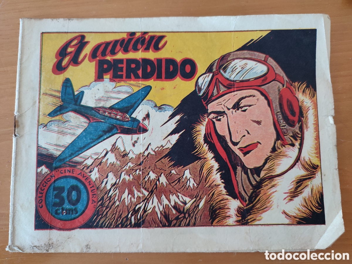 Tebeos: El avi&oacute;n perdido.Original .1944 - Foto 1