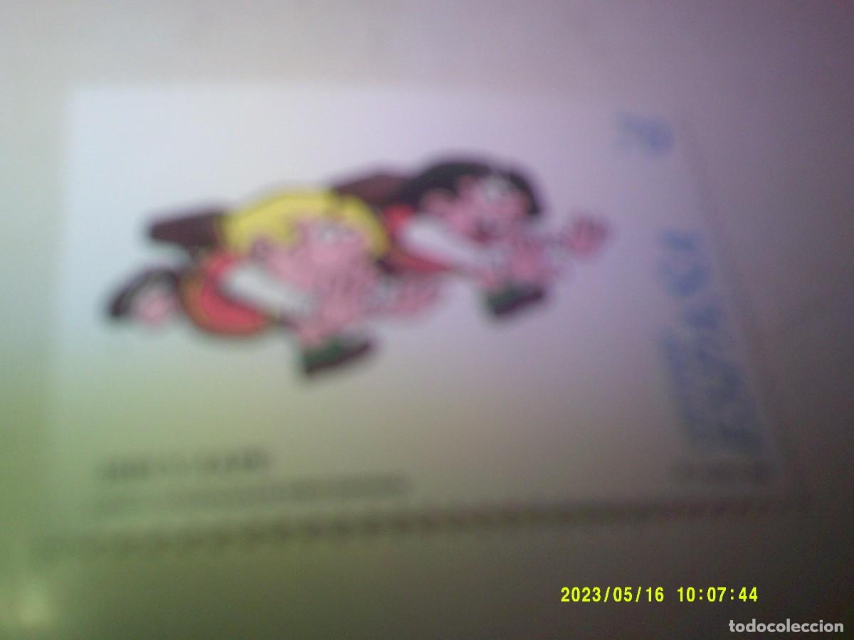 BDs: SELLO DE TEBEO ZIPI Y ZAPE.EDITA CORREOS,A&Ntilde;OS 90,SIN CIRCULAR,70 PTAS VALOR FACIAL