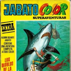 Tebeos: ALBUM EL JABATO COLOR Nº 53 SUPERAVENTURAS - LOS DIABLOS DE LA LAGUNA - BRUGUERA 1974 1ª EDICION