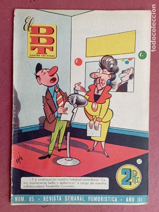 Tebeos: EL DDT N&ordm; 85 - DICIEMBRE 1952 - Foto 1