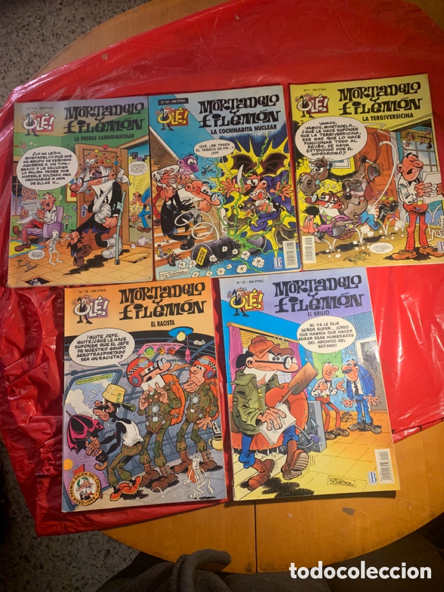 Tebeos: Lote mortadelo y filemon 5 comic - Foto 1