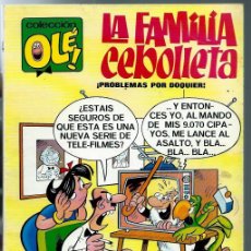 Tebeos: OLE Nº 4 - LA FAMILIA CEBOLLETA, DE VAZQUEZ - BRUGUERA 1977 2ª EDICION - CON EL NUMERO EN EL LOMO