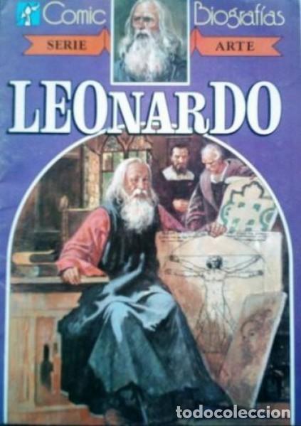 Tebeos: COMIC BIOGRAFIAS-BRUGUERA- N&ordm; 4 -LEONARDO-1983-JAUME MARZAL-CASI BUENO-DIF&Iacute;CIL-LEA-8993
