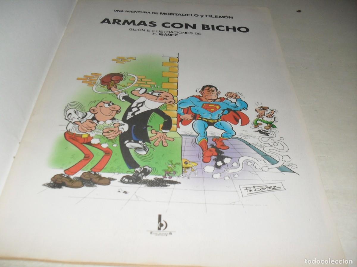 Tebeos: MORTADELO Y FILEMON:ARMAS CON BICHO.EDICIONES B,2003. - Foto 2