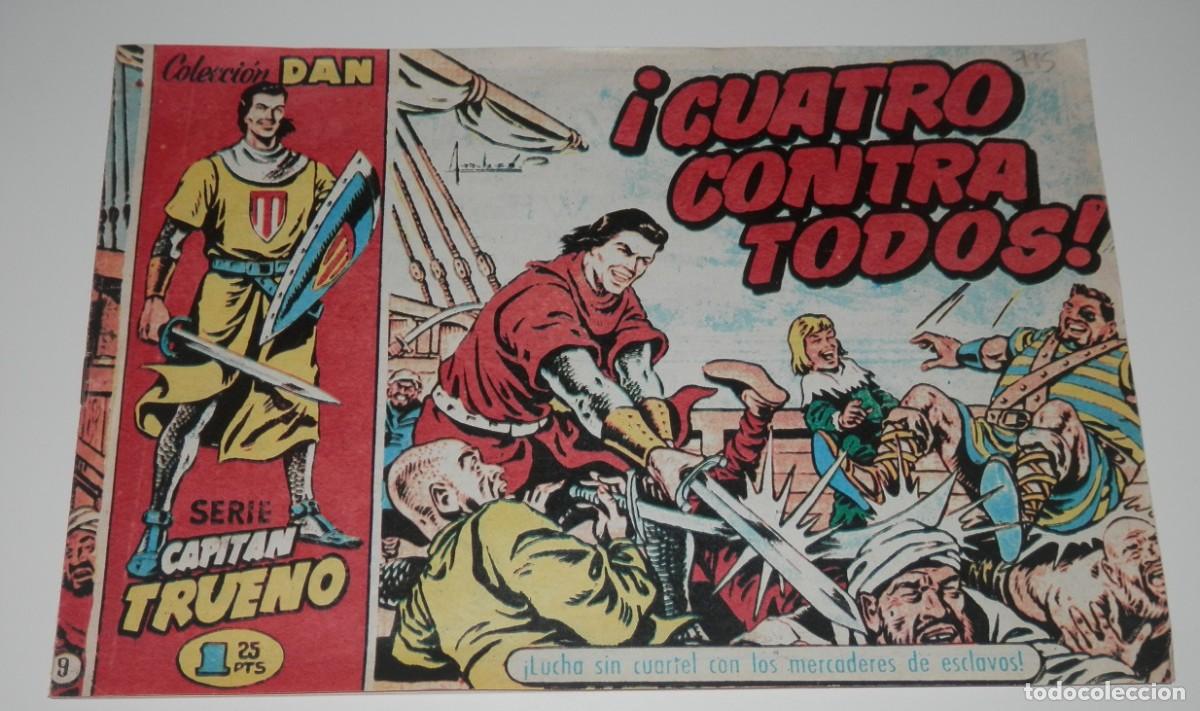 Tebeos: COMIC CAPITAN TRUENO N&ordm; 9 COLECCI&Oacute;N DAN - Foto 1