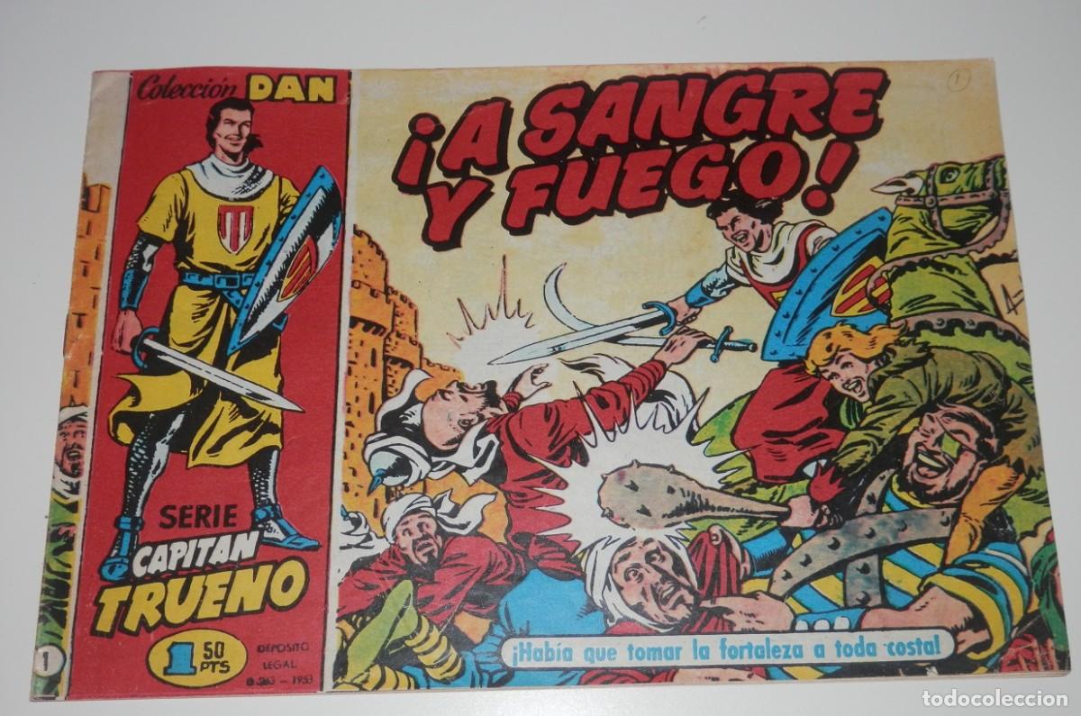 Tebeos: COMIC CAPITAN TRUENO N&ordm; 1 COLECCI&Oacute;N DAN - Foto 1
