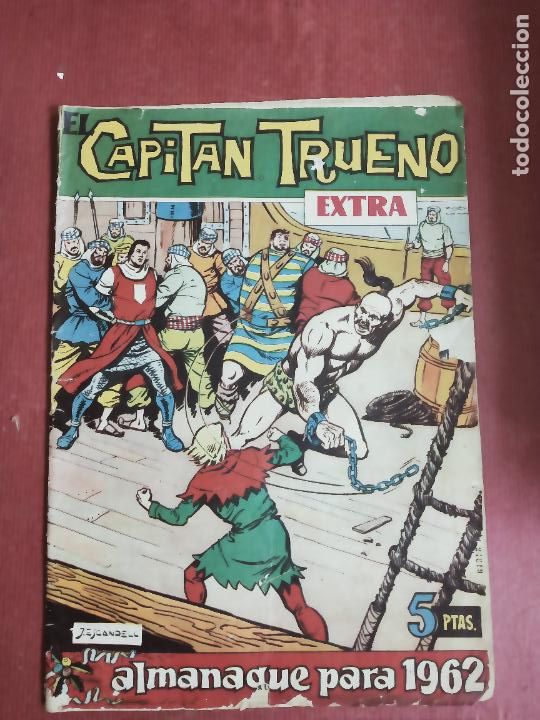 Tebeos: CAPITAN TRUENO EXTRA - ALMANAQUE 1962. - Foto 1