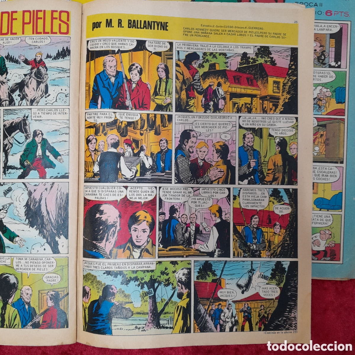 Tebeos: COM-420. LOTE DE REVISTAS COMICS DIN DAN. - Foto 5