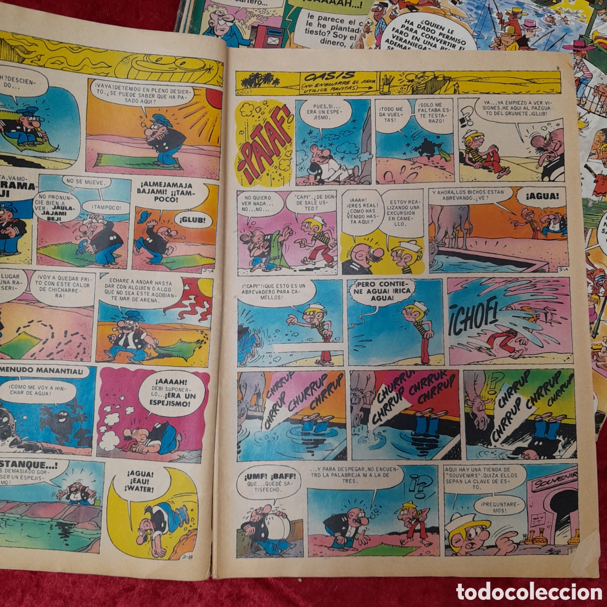 Tebeos: COM-420. LOTE DE REVISTAS COMICS DIN DAN. - Foto 6