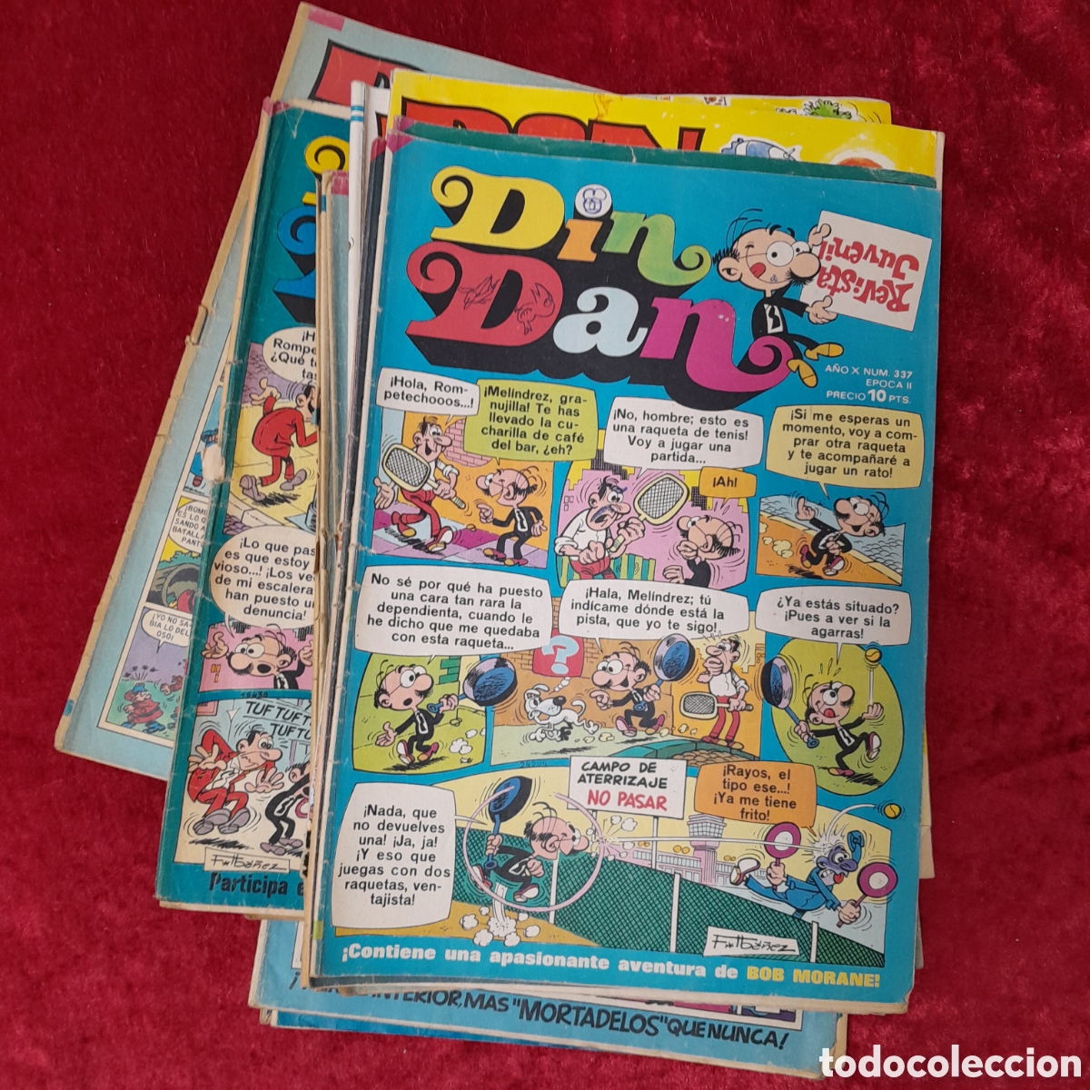 Tebeos: COM-420. LOTE DE REVISTAS COMICS DIN DAN. - Foto 9