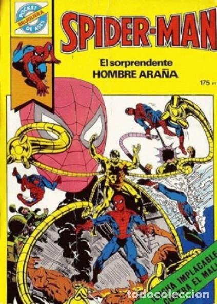 Livros de Banda Desenhada: POCKET DE ASES-BRUGUERA- N&ordm; 23 -SPIDERMAN-CON LA MASA-ROSS ANDRU-JIM MOONEY-1982-DIF&Iacute;CIL-LEA-9375