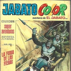 Tebeos: JABATO COLOR 203: LA FURIA DE LAS FIERAS, 1973, BRUGUERA, BUEN ESTADO