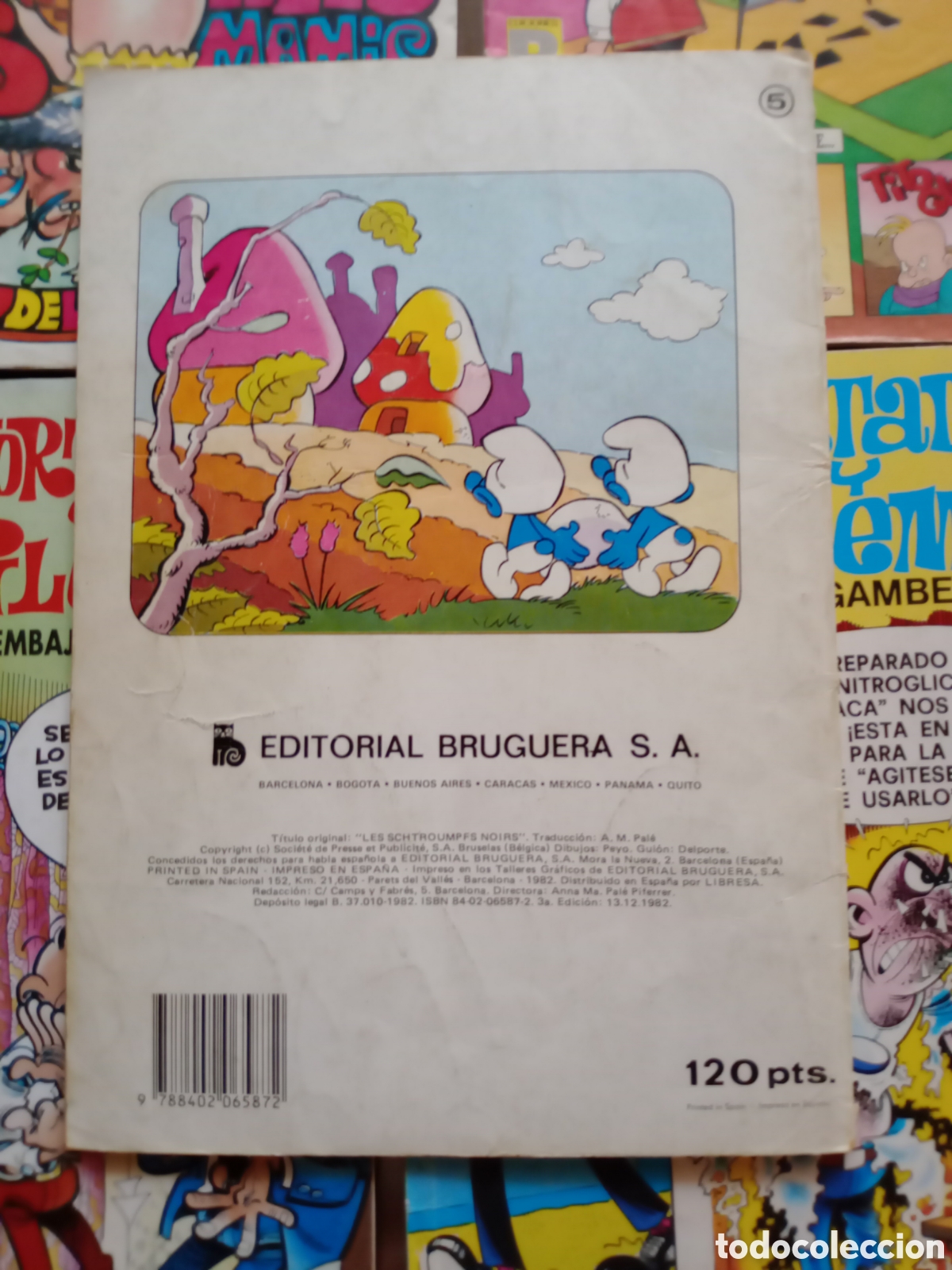 Tebeos: Colecci&oacute;n Ol&eacute; Los Pitufos 5 cj81 - Foto 2