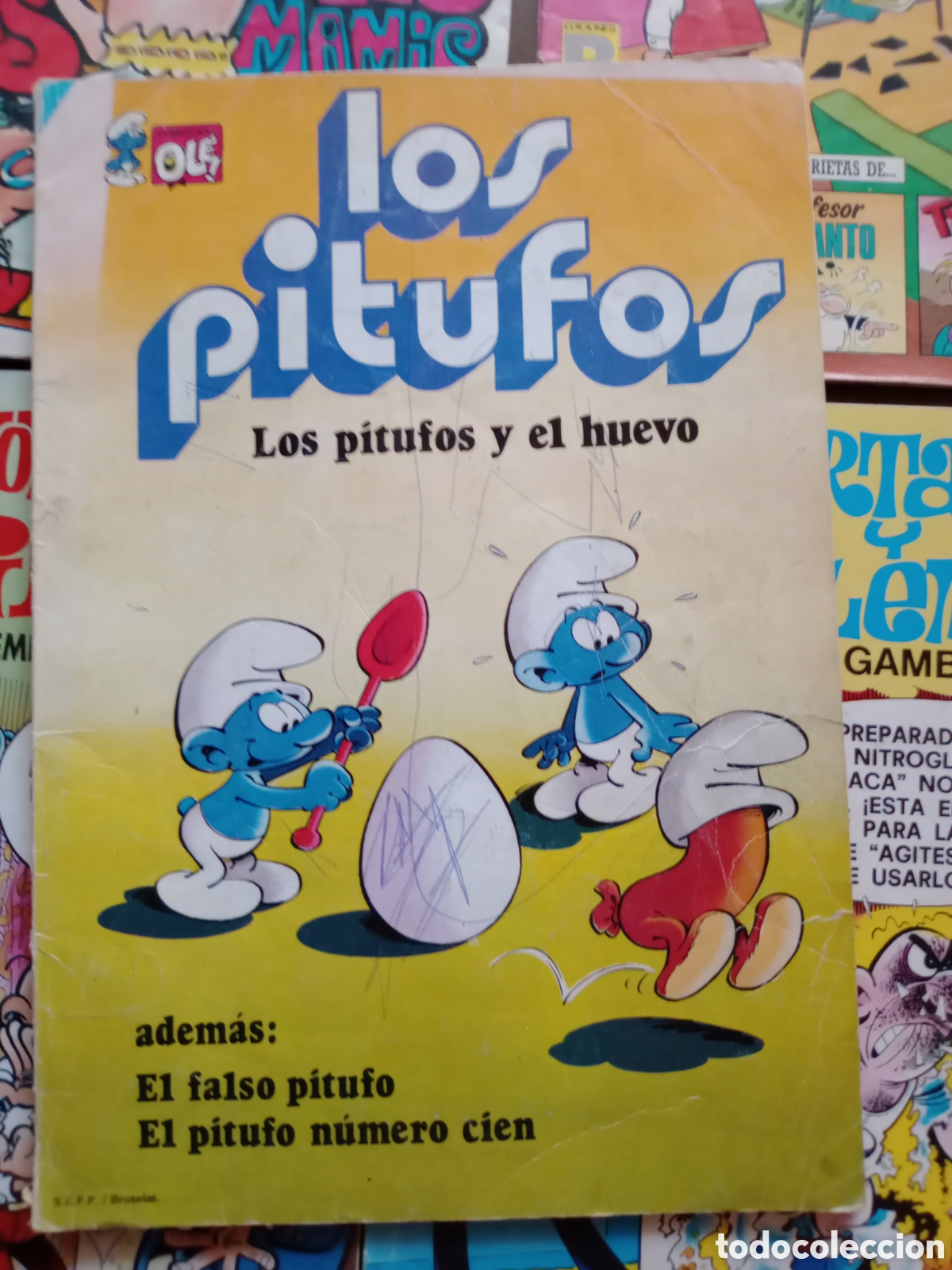 Tebeos: Colecci&oacute;n Ol&eacute; Los Pitufos 5 cj81 - Foto 1