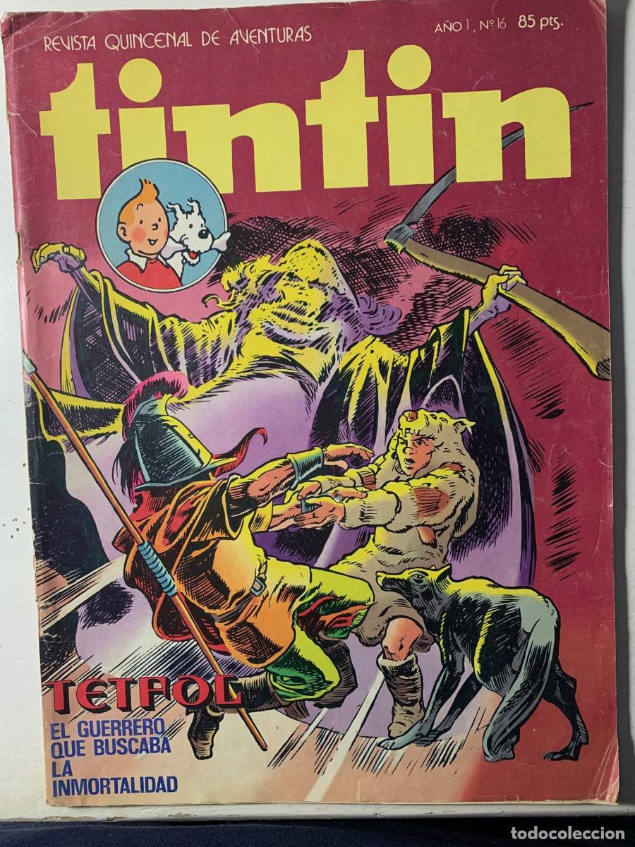 BDs: TIN_TIN, editorial Bruguera 1981, n&uacute;mero 16, Revista quincenal de aventuras