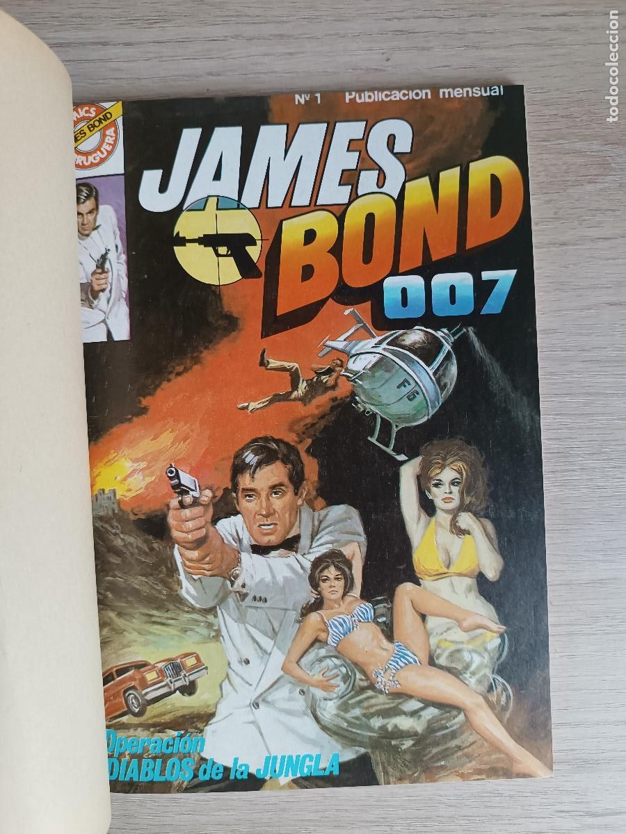 Tebeos: JAMES BOND 007 BRUGUERA COMPLETA - Foto 2
