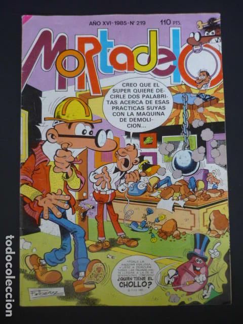 Tebeos: COMIC MORTADELO 1985 N&ordm; 219 - Foto 1