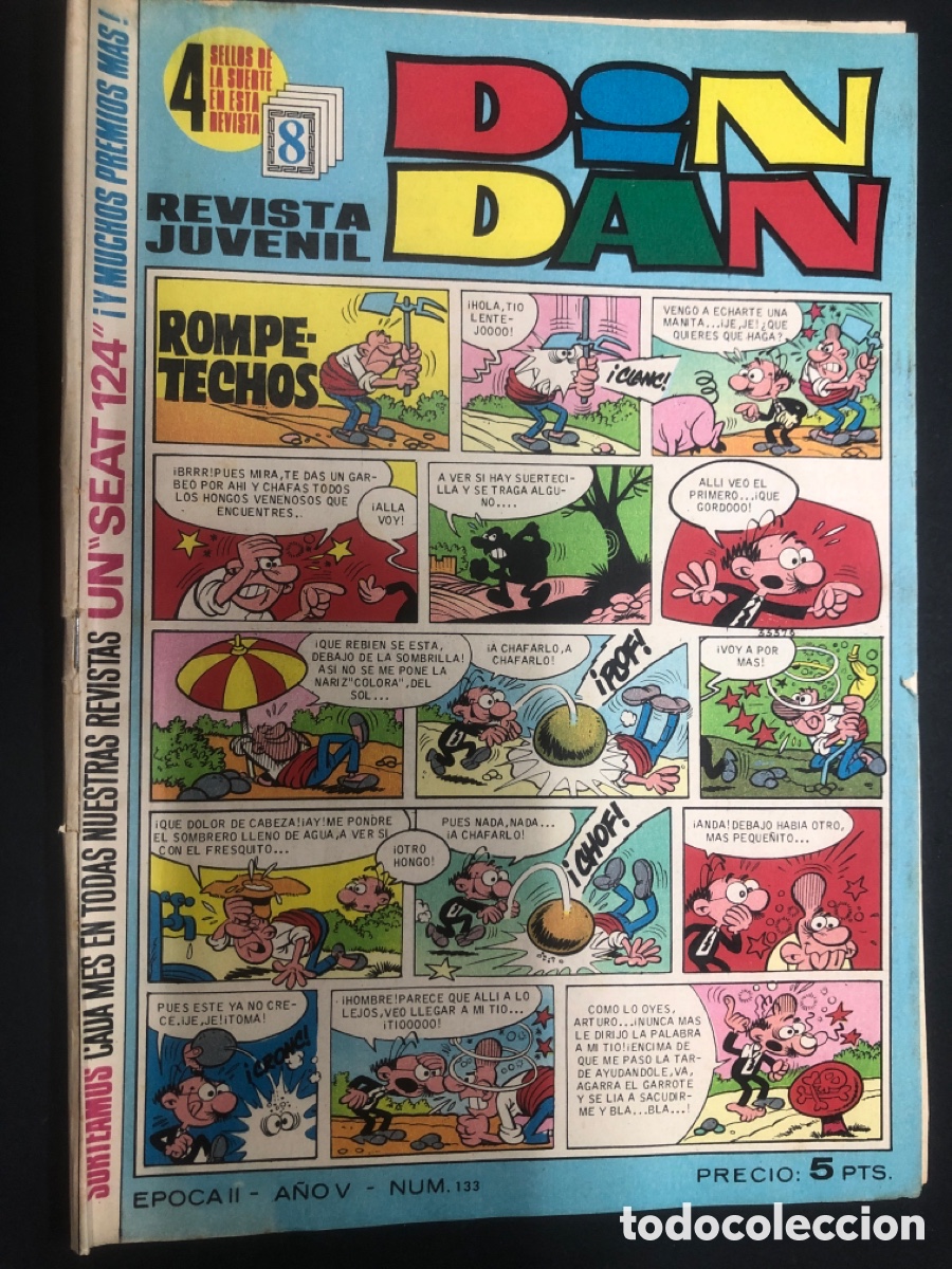 Tebeos: COMIC DIN DAN N&ordm; 133 EDITORIAL BRUGUERA - Foto 1