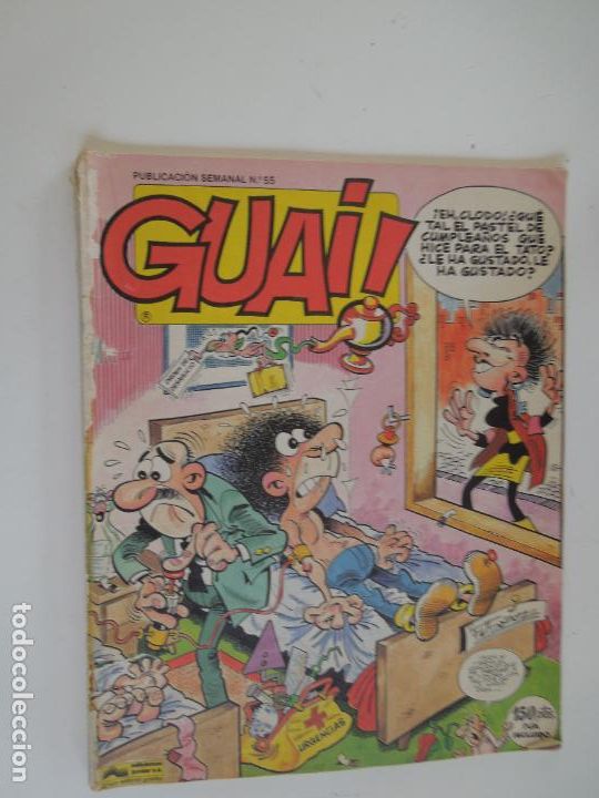 Tebeos: GUAI! - N&ordm; 55 - EDICIONES JUNIOR/GRIJALBO 1987.